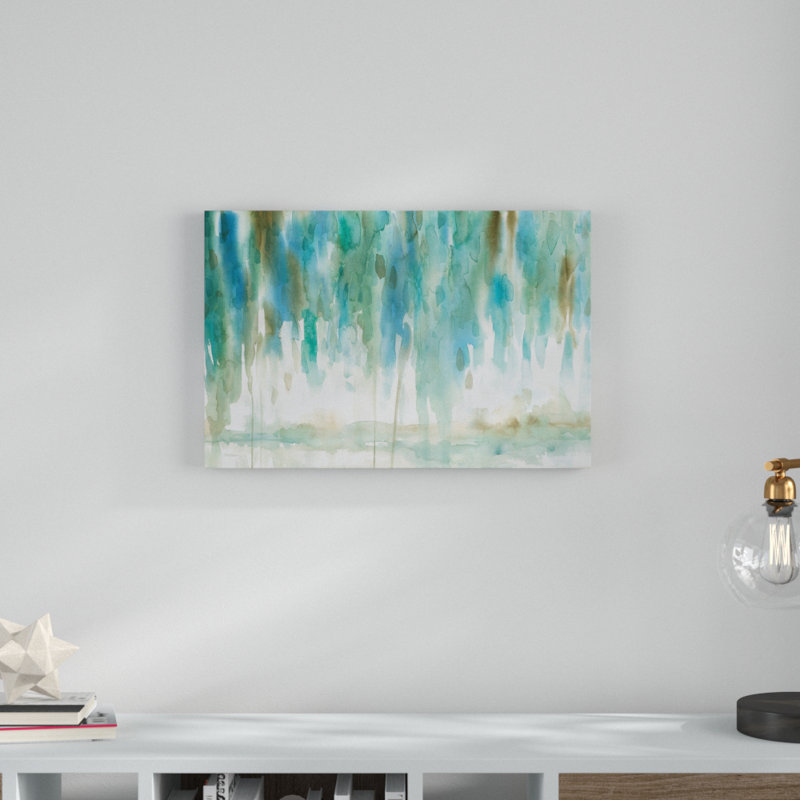 « délavé landscape », reproduction de peinture à l’huile, H 18 po x l 27 po x P 1,5 po, Toile tendue