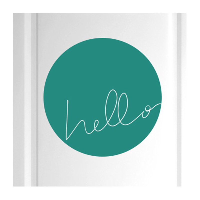 Wall Decal, Aqua Green