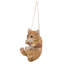 Statue de chaton tabby suspendu