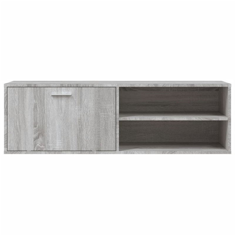 Astrid Unfinished TV Stand for TVs up to 55", Grey Sonoma