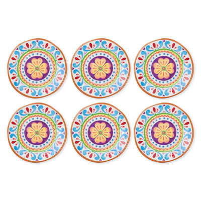 6-Piece Cinco De Mayo 11" Melamine Plate
