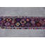 Tapis de couloir rouge en laine à motif géométrique 30,3 x 142,1 pouces