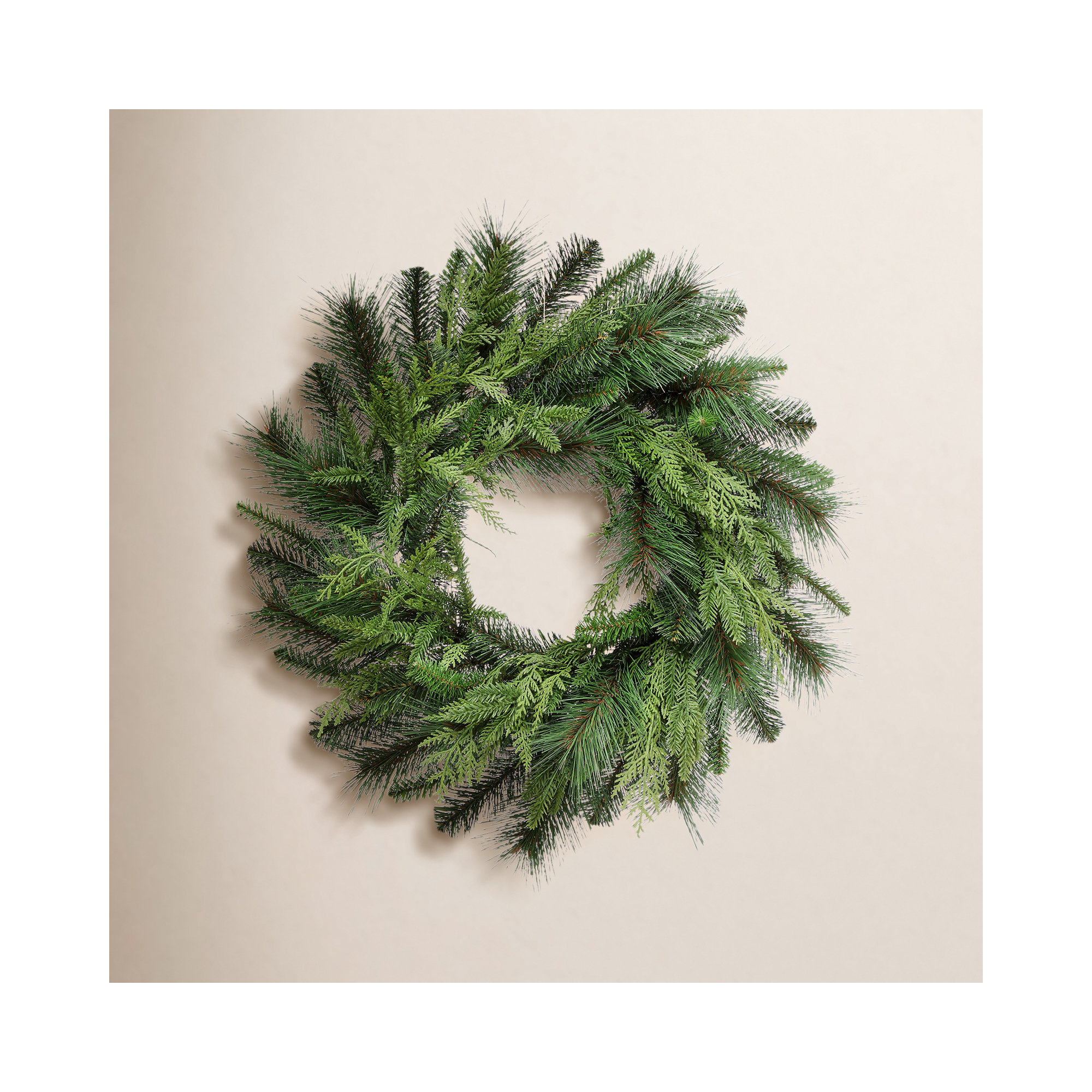 Gervasia 24'' Faux Pine Wreath