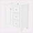 freestanding vanity set with mirror cabinet-1357046158