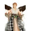 14'' Fabric People Lighted Tree Topper