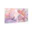 Watercolor Petals Set High-Gloss Frameless Acrylic Glass Wall Art Abstract Print by Oliver Gal, Ready to Hang, 16 x 20-441190537-441190577
