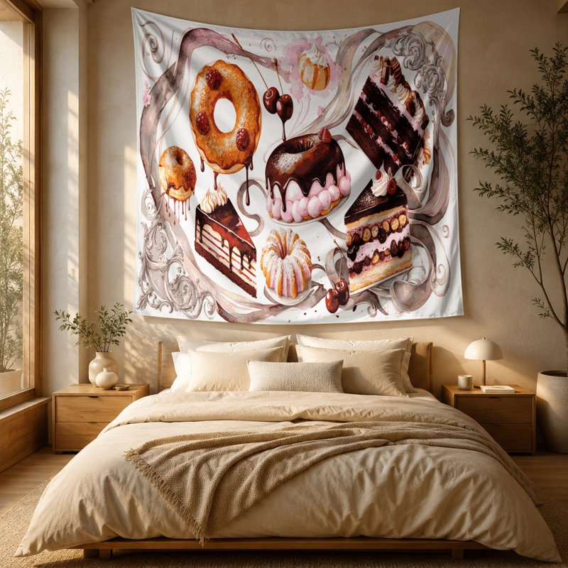 Tapisserie murale Desserts Berliner, 88 po x 104 po