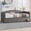 Velvet Daybed with Extended Pop Up Trundle-365189273