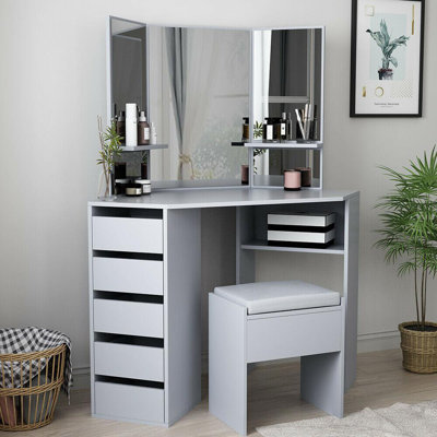 Denno Dressing Table with Mirror