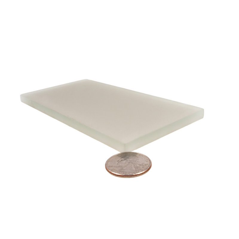 3"X 6" Matte Finished Glass Subway Tile, Warm Greige