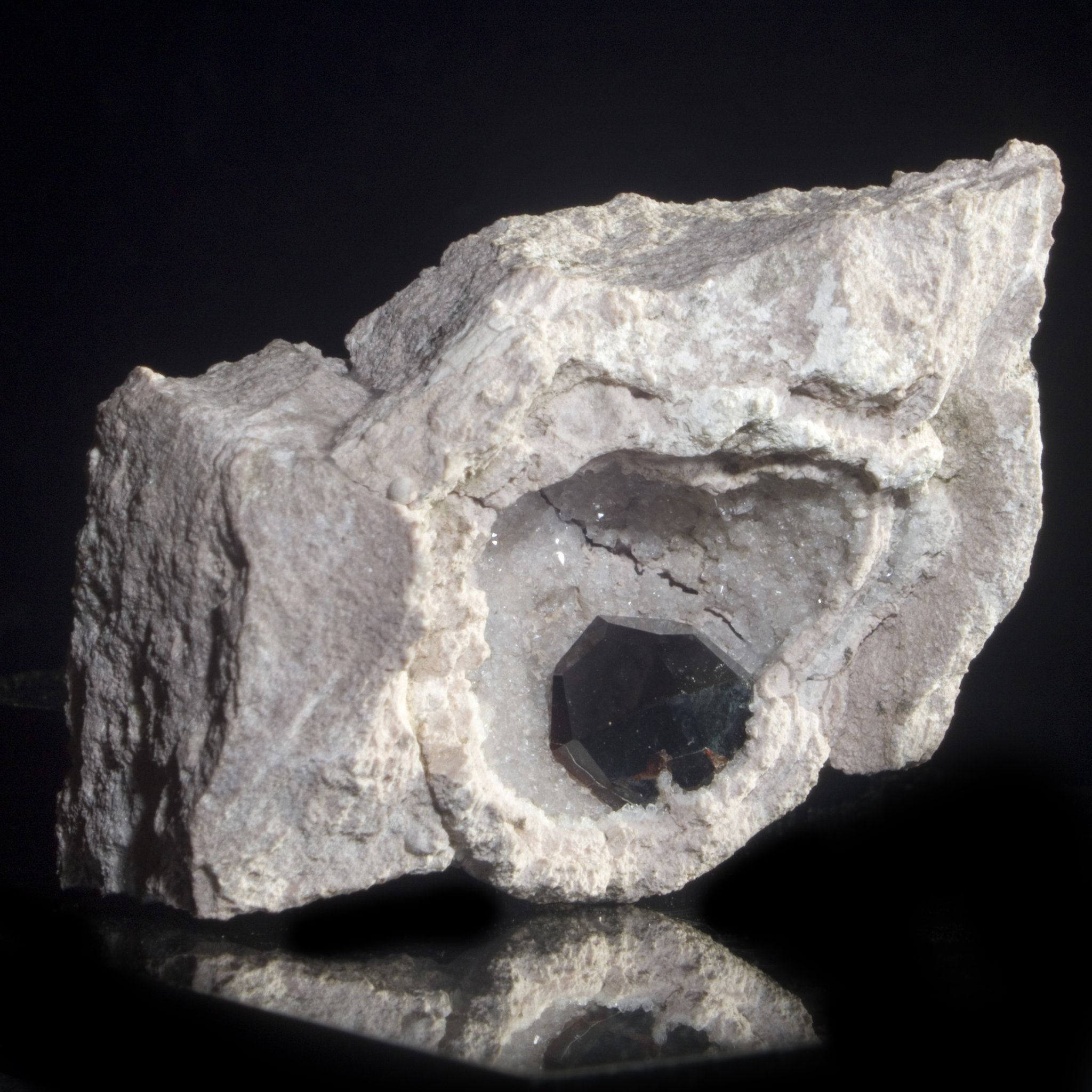 Brayden Studio® Almandine Garnet in Rhyolite. Garnet Hill, Nevada, USA ...
