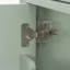 Meuble-lavabo autoportant de 36 po avec comptoir d'évier, armoire en panneau de fibres à densité moyenne avec 4 tiroirs, porte à fermeture en douceur et tablette réglable, lavabo en céramique, vert-2056886317