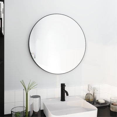 Miroir de salle de bain avec cadre durable et reflet transparent pour les maisons élégantes