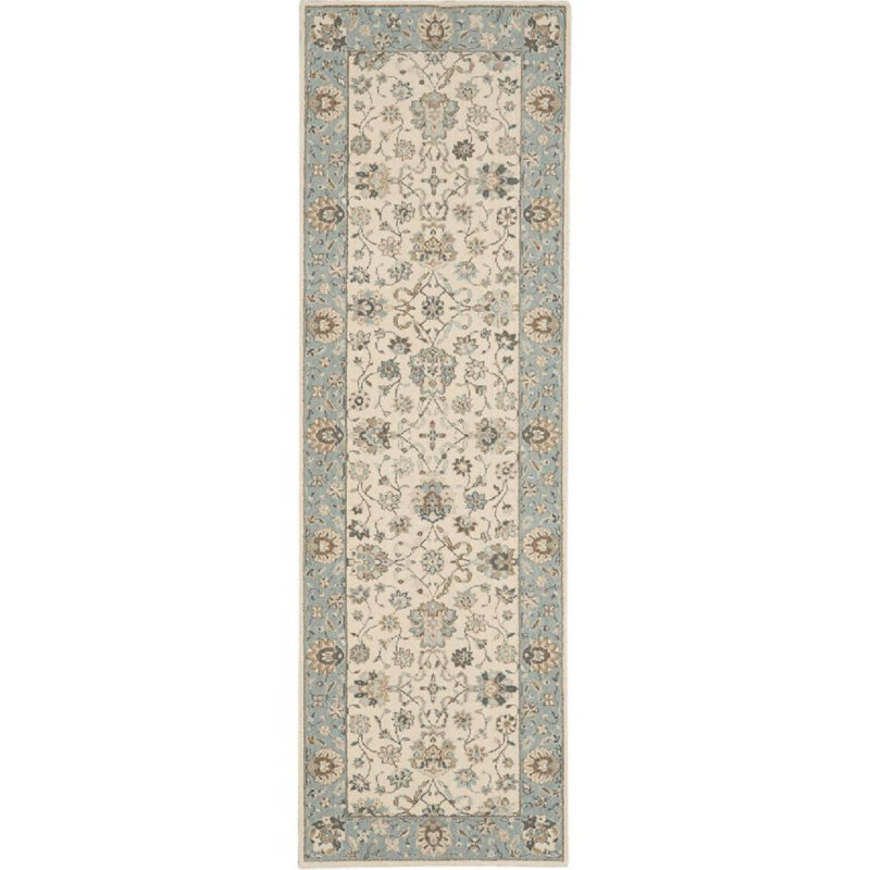 Crownover Wool Oriental Indoor Rug, Runner 2'6" x 8'