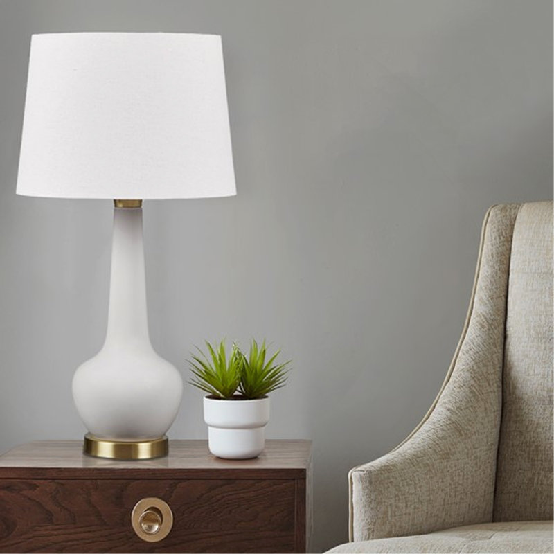 Ceramic Genie Table Lamp See Below, Gray