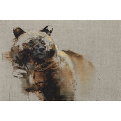 «Berry Wary» par Julie T. Chapman - peinture sur toile tendue