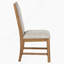Chaise d'appoint rembourrée Natural Brown (ensemble de 2)
