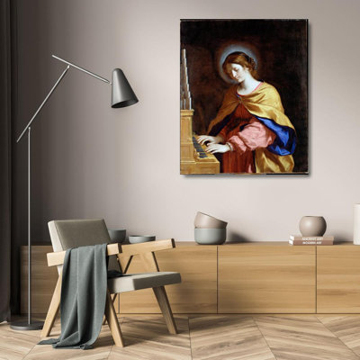 "St. Cecilia" par Guercino - Art mural sur toile tendue avec châssis