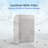 CUCKOO True HEPA Air Purifier for Large Room Up to 1,824 sq. ft., 3-Stage Air Filter with H13 HEPA and Activated Carbon, Air Purifiers for Home Bedroom with Quiet Sleep Mode, White (CAC-R1510FW)