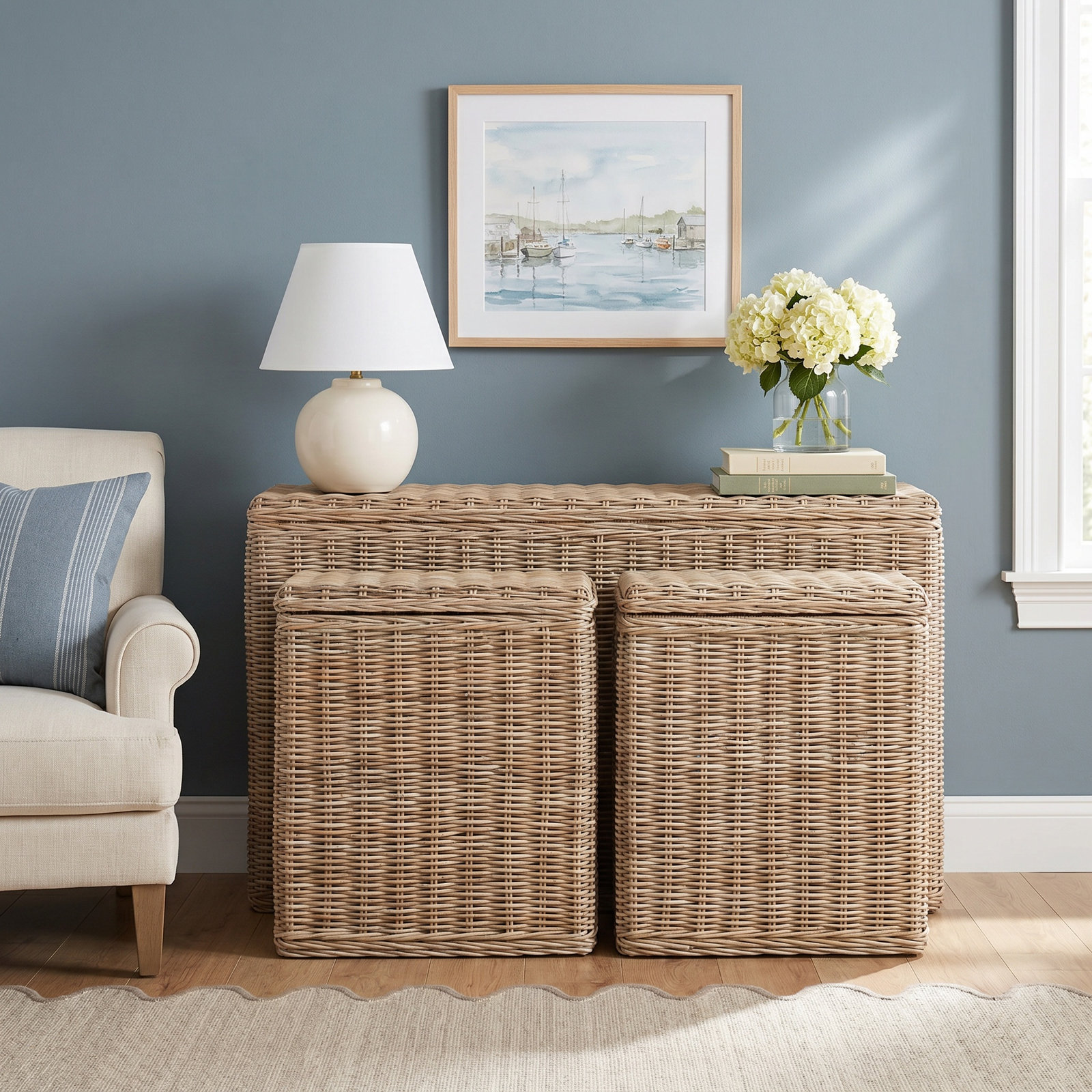 Abron 56" Console Table Set