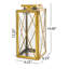 Lanterne d'extérieur en acier inoxydable de 14 po-70601192