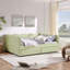 Lit de jour Cozy Gingham avec tiroirs de rangement et chargement USB-884559634
