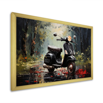 Scooter Adventures I sur impression sur toile