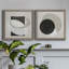 Moderniste Neutre III, ensemble de 2 reproductions d'art sur toile encadrées-1143163483-1143163462
