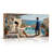 Couple by Pool Overlooking Ocean Canvas Wall Art