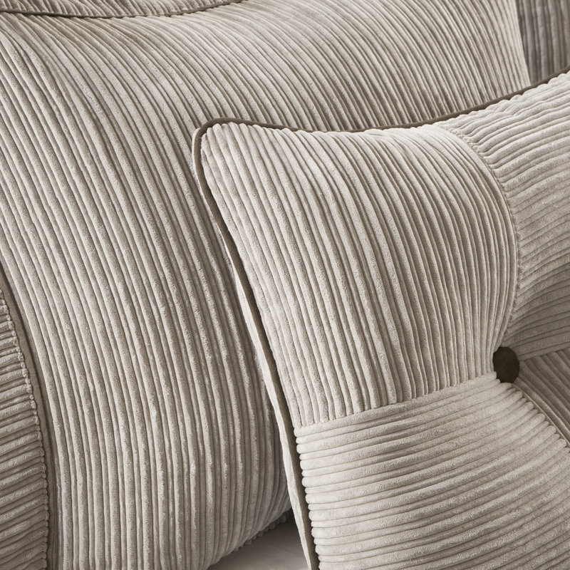 California King Brown Reversible Micro Corduroy Comforter Set