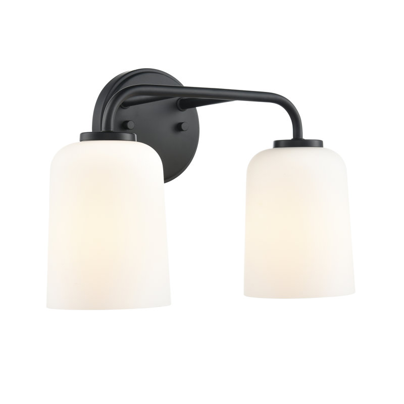 Londonderry 14" Wide 2-Light Vanity, Matte Black