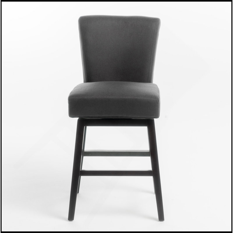 Tabouret de comptoir pivotant confortable avec une conception robuste et sophistiquée