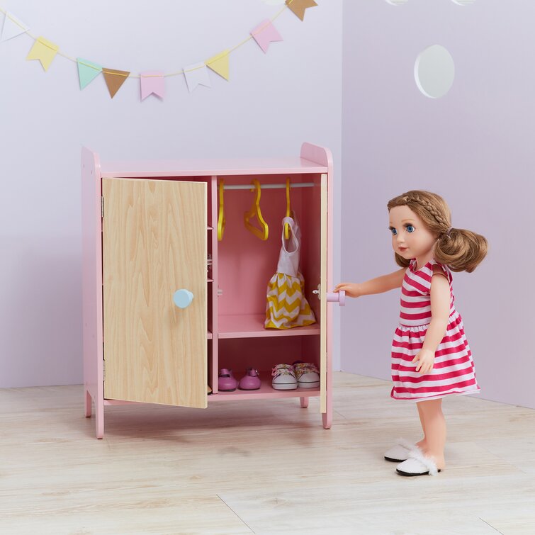 Olivia's Little World Nordic Princess Doll Fancy Closet with Mirror -  Wayfair Canada