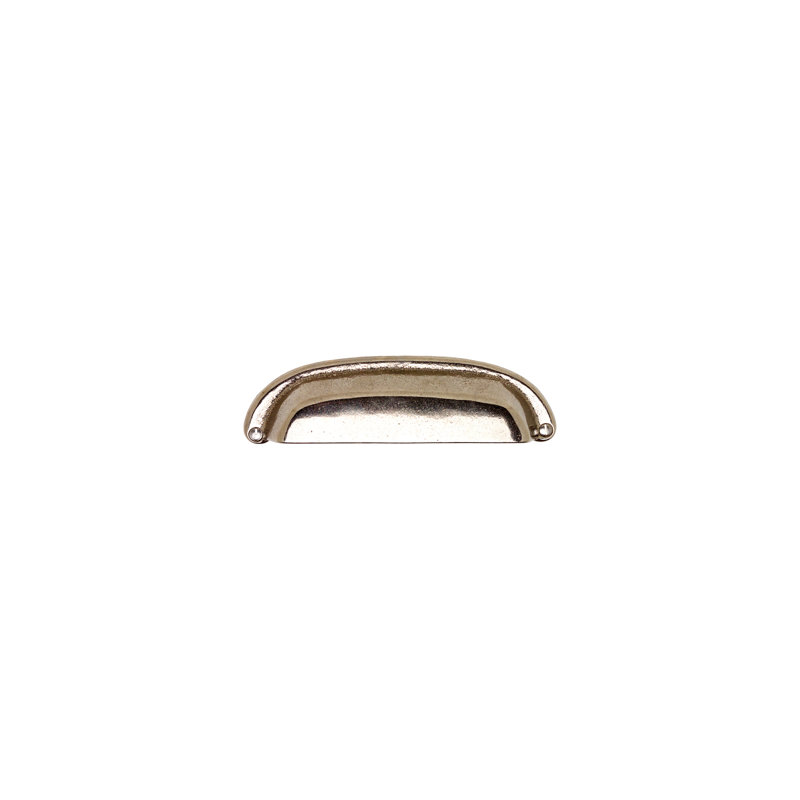 Cup / Bin Pull, White Bronze Medium