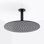 Metro Complete Round Shower Head - Ceiling Mount - 12" Brass/Satin Brass