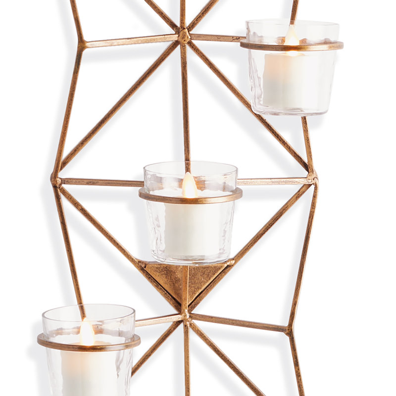 Shanita Tall Glass Wall Sconce 32 in.