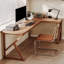 Bureau d'écriture en L en bois massif brun noisette-797497071-797497065
