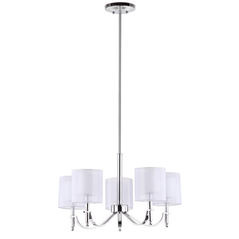 Lustre classique/traditionnel ombré 5 lumières Lucian