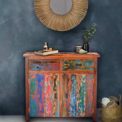 Solid Wood Freestanding Bathroom Cabinet