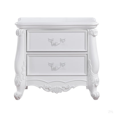 Grande commode à finition blanche