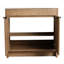 Meuble-lavabo imitation chêne de 36 po avec tablettes réglables - style moderne Bvb02436imo