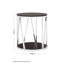 Bergsteinn Glass Top End Table-11284724