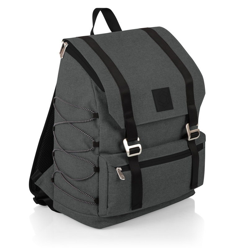 Sac à dos pour glacière extérieure à côtés souples et à traverses souples, Gris