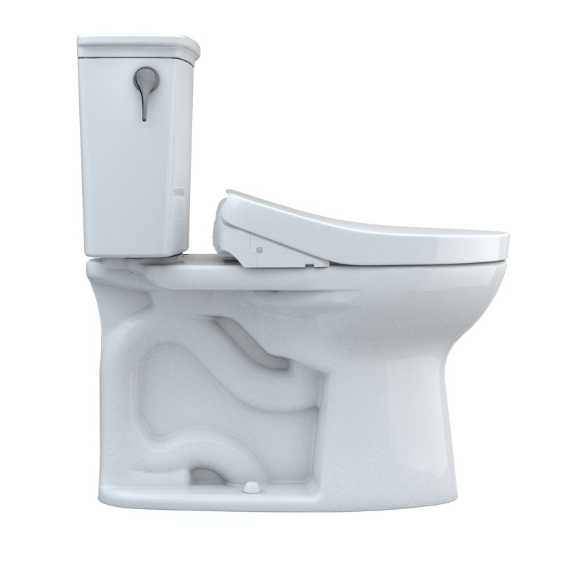 Drake® 1.28 GPF (Water Efficient) Elongated Two-Piece Toilet with Tornado Flush (Seat Included)