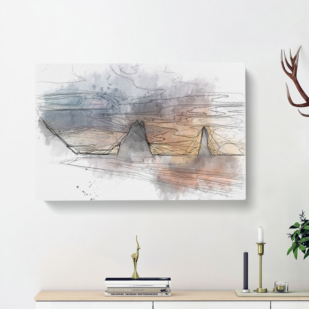 Beach In Vik Iceland - Wrapped Canvas