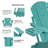  Cheryce HDPE Folding Adirondack Chair With Cup Holder-92316026