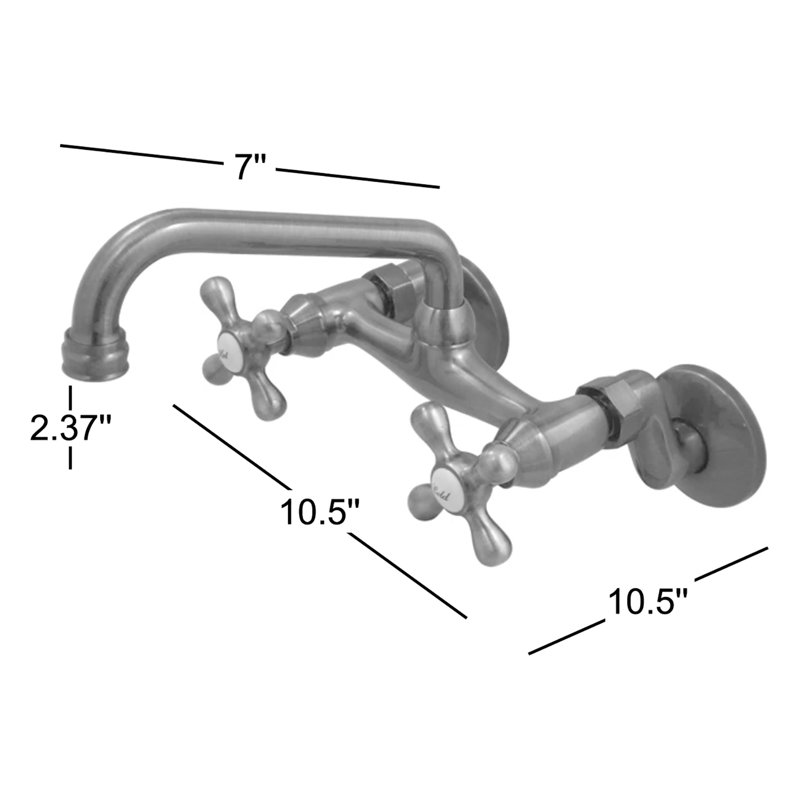 Bridge Faucet, Polished Chrome