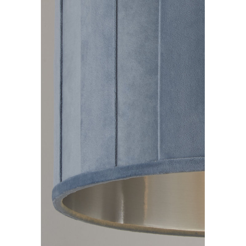 18 cm H Drum Lamp Shade ( Clip On ), Pastel Turquoise