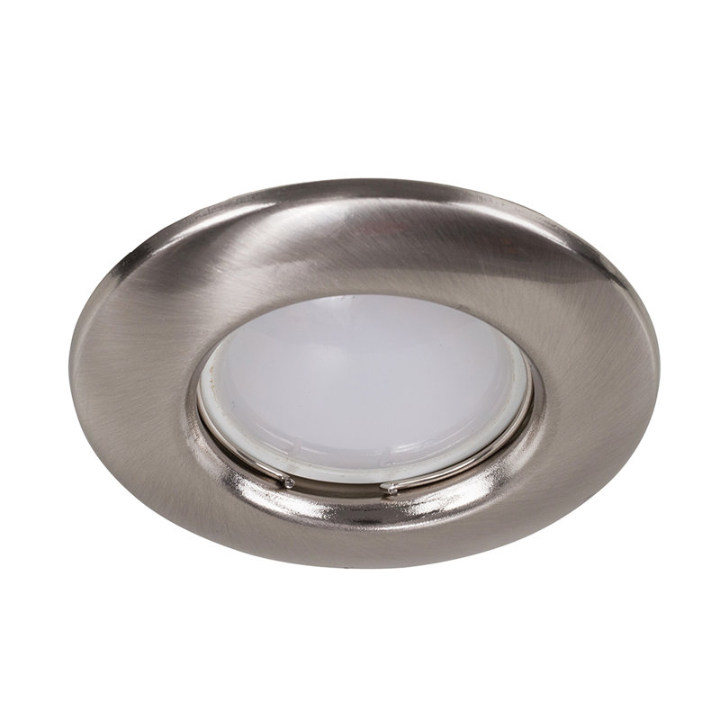 8.7cm Recessed Retrofit Downlight, Brushed Chrome