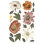 Ensemble 16 pièces de décalcomanie murale fleurs Eden